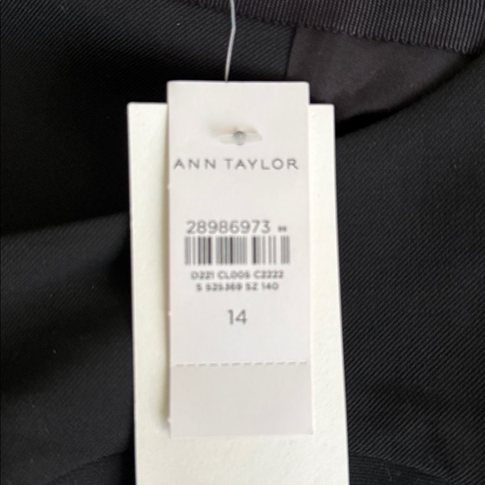 Ann Taylor Classic Black Midi Dress - Picture 4 of 4